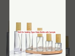 Roll On Sealing Type Glass Bottle with Sample