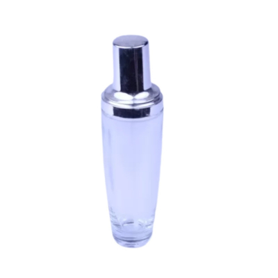 50g Glass Round Pump Sprayer Bottle