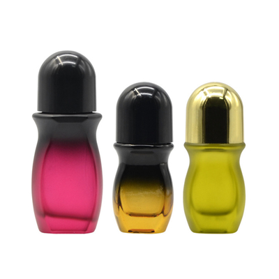 50ml Refillable Perfume Bottle Empty Glass Essential Oil Roller Dispenser