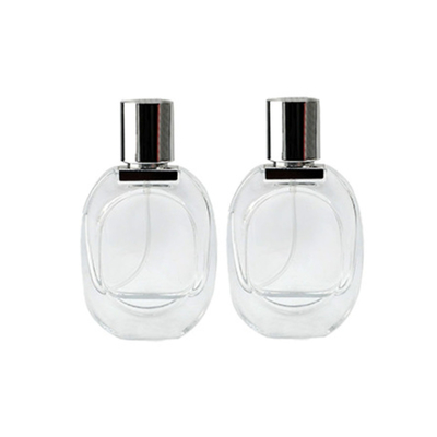 30ml Rectangular High End Perfume Bottle Cosmetic Spray Thick Screw Glass