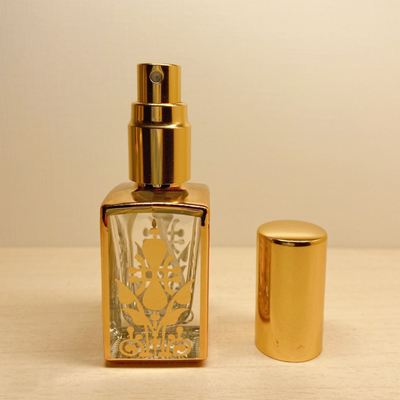 10ml Electroplated UV Perfume Bottle Glass Tube Aluminum Spray Perfume Distribution Bottle
