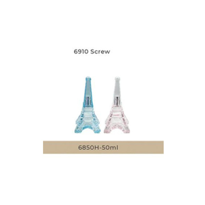 50ml 90ml Eiffel Tower Shape Logo Customized Art Deco Glass Perfume Bottles