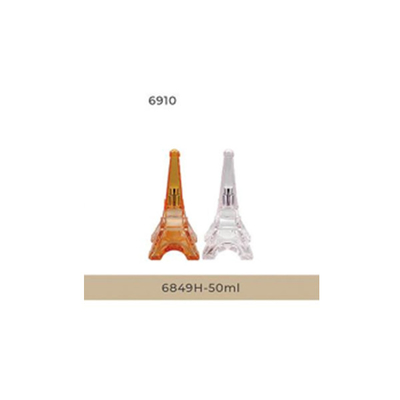 50ml 90ml Eiffel Tower Shape Logo Customized Art Deco Glass Perfume Bottles