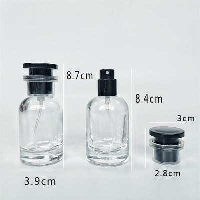 Express Shipping Custom Glass Perfume Bottles with Hot Stamping and Injection Blow Molding
