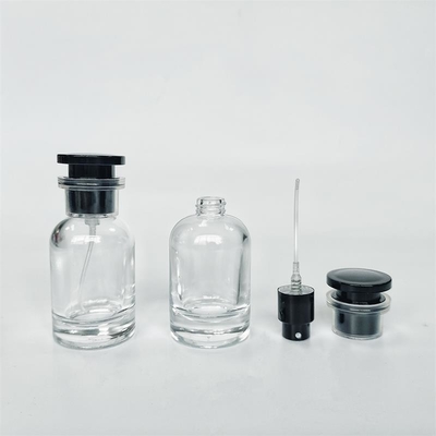 Express Shipping Custom Glass Perfume Bottles with Hot Stamping and Injection Blow Molding