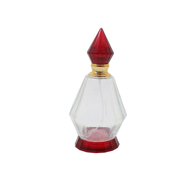 Crew Seal Custom Glass Perfume Bottles Screen Printing Surface For Distribute