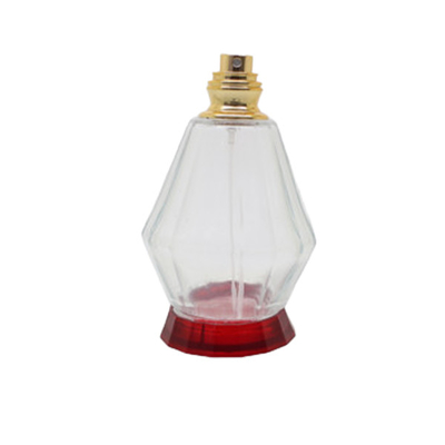 Crew Seal Custom Glass Perfume Bottles Screen Printing Surface For Distribute