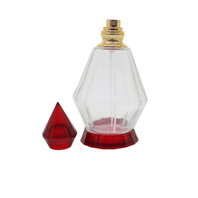 Crew Seal Custom Glass Perfume Bottles Screen Printing Surface For Distribute