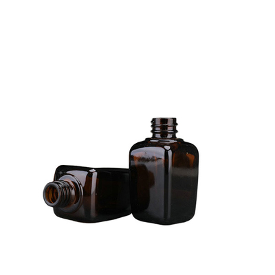 Euro Square Separate 35ML Amber Glass Bottle