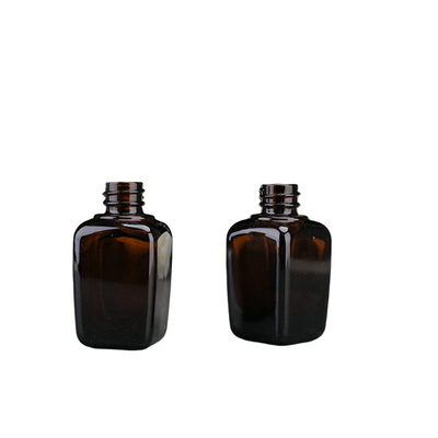Euro Square Separate 35ML Amber Glass Bottle