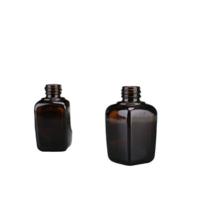 Euro Square Separate 35ML Amber Glass Bottle