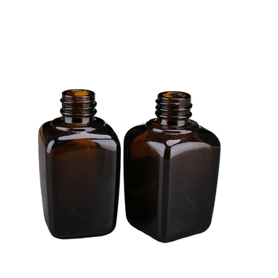 Euro Square Separate 35ML Amber Glass Bottle
