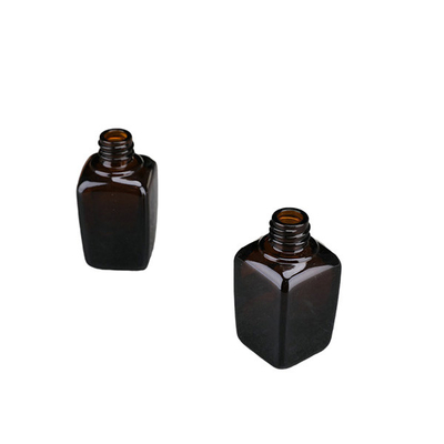 Euro Square Separate 35ML Amber Glass Bottle