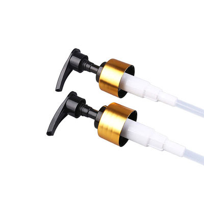 Liquid Soap Dispenser Pump 24mm 28mm 33mm 38mm Hand Sanitizer Dispenser Gold Aluminum Plastic Lotion Pump for bottles