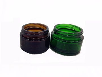 30ml Glass Cosmetic Cream Jar , Screw Cap Containers For Creams And Lotions
