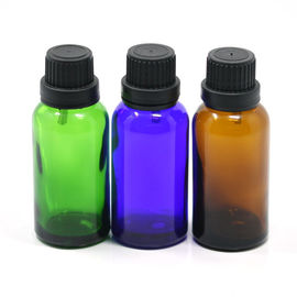 OEM Essential Oil Glass Dropper Bottle 30ml Capacity Screen Printing Surface
