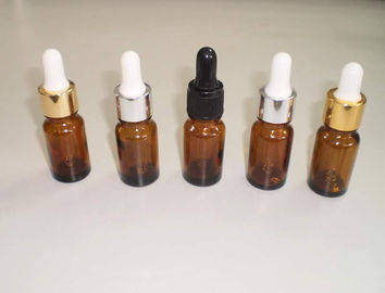 Medical Custom Silcon Glass Dropper Bottles 15ml With Cold Coated Cover