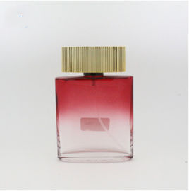 Refillable Glass Perfume Bottle with uv galvanized cap and various colors