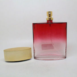 Refillable Glass Perfume Bottle with uv galvanized cap and various colors