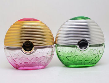 50ml Custom Glass Perfume Bottles , Colored Glass Perfume Bottles With Water Transfer