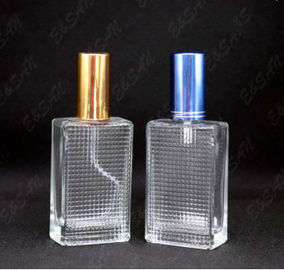 Wholesale clear glass Bottle With Aluminium Cap Glass Refill Empty Perfume Atomizer Spray bottle hot sell
