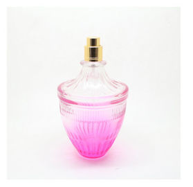 Personal Care 100ml Glass Perfume Bottle With Golden Spayer And Caps