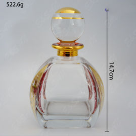 Aluminium Cap Custom Glass Perfume Bottles , Empty Perfume Oil Bottles With Atomizer