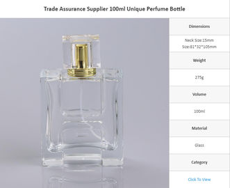 100ml Unique Perfume Bottle