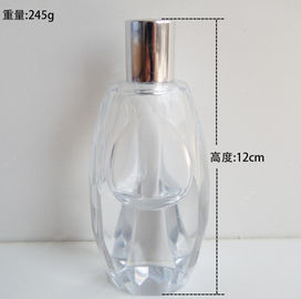perfume bottle 50-170ml  recycled glass bottles black blue red pink green cap plastic and metal roll frog