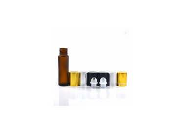 Portable Colored Glass Roll On Bottles 4ml 8ml 10ml For Skin Care Cream