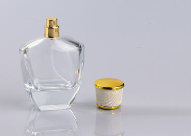30ml Clear Glass Perfume Bottles Golden And Silver Caps Customize Sprayer