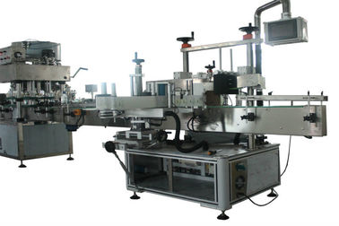 Automatic all shapes bottle two sides labeling machine