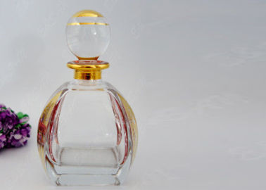 Aluminium Cap Custom Glass Perfume Bottles , Empty Perfume Oil Bottles With Atomizer