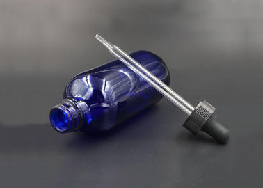 Medical Glass Refillable Dropper Bottle Plastic Pipette For Fluid Delivery