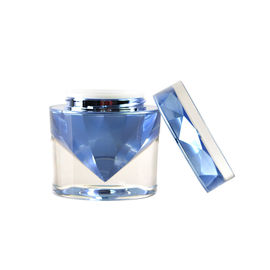 Customized Color Luxury Acrylic Cream Jar 15g 50g Capacity Injection Moulding