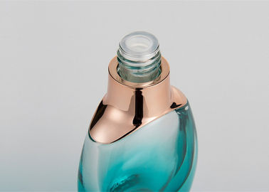 Oblate Shape Glass Essential Oil Perfume Bottles 15ml 30ml Custom Custom Color