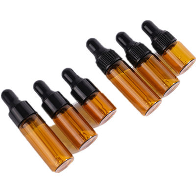 Cosmetic 2ml 3ml 5ml Glass Bottle And Dropper Bulk