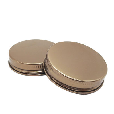 Aluminum Honeycomb Pattern Gold 65mm Honey Bottle Cap