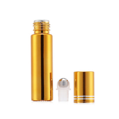 Perfume Roller Bottles Wholesale 1ml Colorful UV Bulk Roll On Bottle With Steel Roller