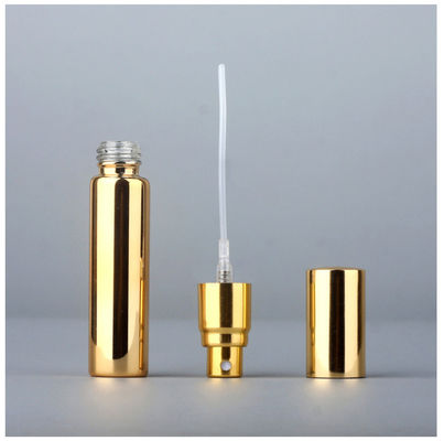 10ml 15ml Glass Bottle Refillable Perfume Uv Plating Gold Silver Black