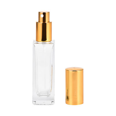 Small 15ml Refillable Glass Perfume Bottle With Aluminum Atomizer