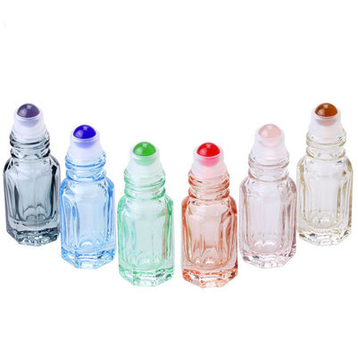 3ml 6ml 10ml 12ml Colored Star Anise Glass Small Ball Bottle Small Refined Oil Roll on Bottle Perfume
