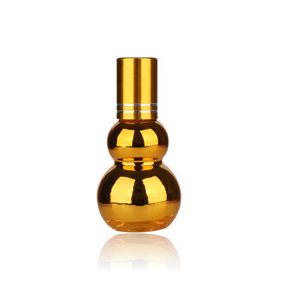 Luxury Uv Golden Gourd Shape Empty Roll On Perfume Bottles 50ml 100ml