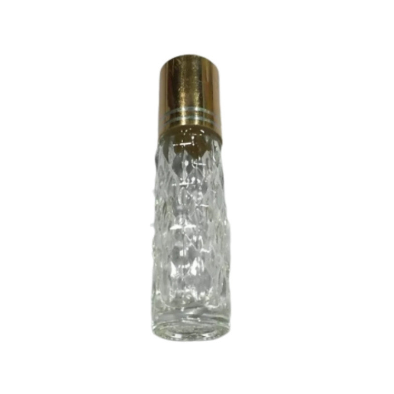 25.4mm Small Clear Essential Oil Bottles Plastic Solid Roller Ball FDA Certificate
