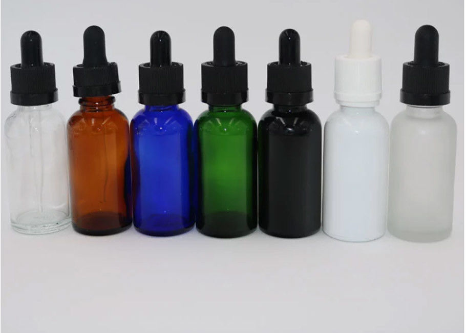 Small 30ml Aromatherapy Dropper Bottles Screw Cap Logo Printing Available