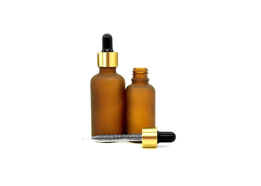 15ml Amber Essential Oil Glass Bottles , Medicine Glass Dropper Bottle