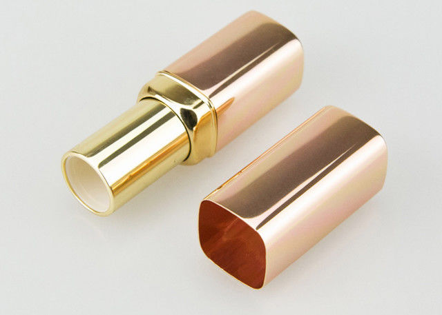 Metal Makeup Empty Lipstick Tube For Free Samples , Custom Made Lipstick Container