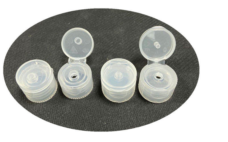 20 / 410 Clear ISO1400 Flip Top Plastic Bottle Caps