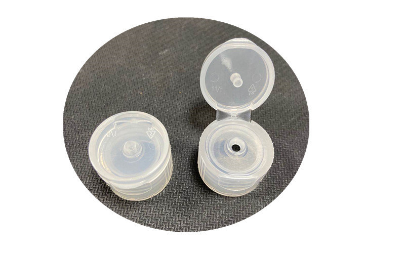 20 / 410 Clear ISO1400 Flip Top Plastic Bottle Caps