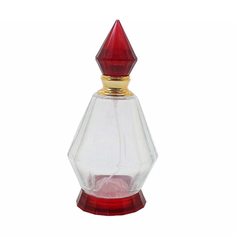 Crew Seal Custom Glass Perfume Bottles Screen Printing Surface For Distribute